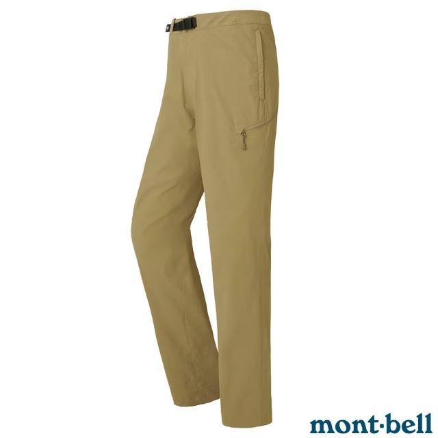  【mont-bell】男 LIGHT PANTS 輕薄運動休閒長褲.登山健行褲.多口袋褲/1105661 LTN 淺卡其✿30E010